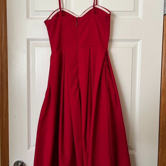 Boutique 1861 Ellyne Red A-Line Dress - Picture 2 of 6